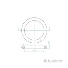 O-gyűrű 17,86 x 2,62