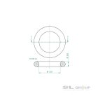 O-gyűrű 10,87 x 2,62