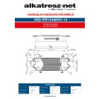 Használati melegvíz hőcserélő Vaillant 14 lemezes